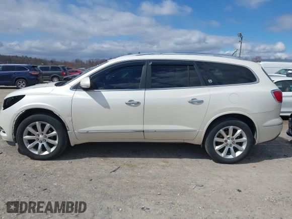 2014 Buick Enclave Premium with VIN 5GAKRCKD1EJ330216, listed as a IAAI auction lot 41880771 with 157,000 mi miles and . Bid and sale history available at DreamBid. Image 14.