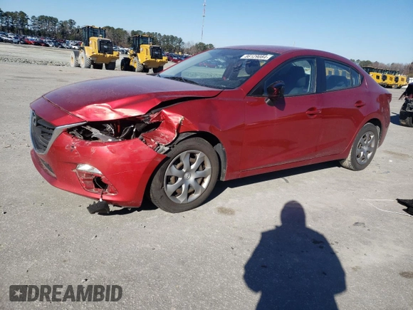 2015 Mazda 3 i SV with VIN JM1BM1T78F1250066, listed as a Copart auction lot 86129084 with 64,437 mi miles and Salvage Title. Bid and sale history available at DreamBid. Image 1.