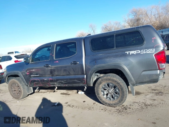 2017 Toyota Tacoma SR5 with VIN 3TMCZ5AN1HM065331, listed as a IAAI auction lot 41377968 with 93,468 mi miles and . Bid and sale history available at DreamBid. Image 14.