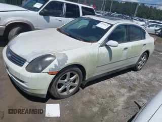 2004 Infiniti G35 w/Leather with VIN JNKCV51F44M717397, listed as a IAAI auction lot 42216675 with Not Provided miles and . Bid and sale history available at DreamBid. Image 2.