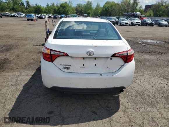 2016 Toyota Corolla L with VIN 2T1BURHE9GC519730, listed as a Copart auction lot 55439625 with 58,846 mi miles and Salvage Title. Bid and sale history available at DreamBid. Image 6.