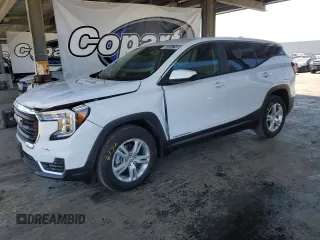 2024 GMC Terrain SLE with VIN 3GKALMEG9RL349154, listed as a Copart auction lot 63334715 with 25,151 mi miles and Salvage title. Bid and sale history available at DreamBid. Image 1.