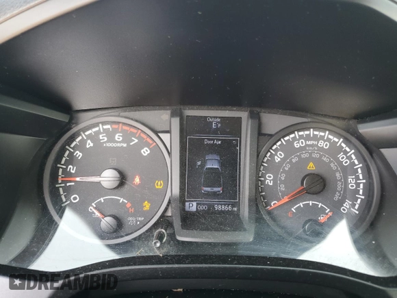 2021 Toyota Tacoma SR z VIN 3TYRX5GN1MT006883, wystawiony jako Copart lot #56224415 z przebiegiem 98 866 mil mil oraz Szkoda całkowita • Salvage title. Historia ofert i sprzedaży dostępna na DreamBid. Obrazek 9.