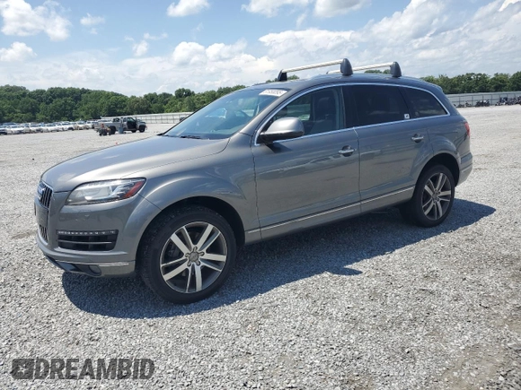 2014 Audi Q7 Premium Plus with VIN WA1LGAFE6ED014979, listed as a Copart auction lot 61958095 with 120,754 mi miles and Clean title. Bid and sale history available at DreamBid. Image 1.