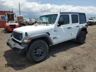2025 Jeep Wrangler Sport S z VIN 1C4PJXDN0SW500962, wystawiony jako Copart lot #51176895 z przebiegiem 4 624 mil mil oraz Czysty tytuł • Clean title. Historia ofert i sprzedaży dostępna na DreamBid. Obrazek 1.