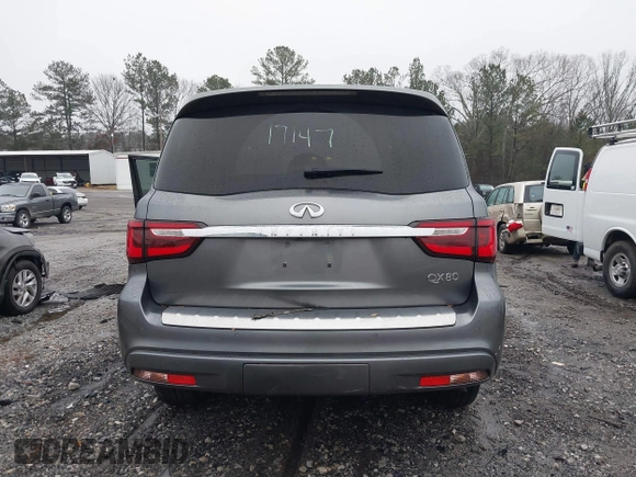 2018 Infiniti QX80 with VIN JN8AZ2NE7J9195445, listed as a IAAI auction lot 41409349 with 133,241 mi miles and . Bid and sale history available at DreamBid. Image 16.