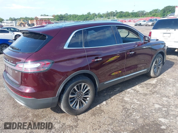 2020 Lincoln Nautilus Reserve with VIN 2LMPJ6K94LBL29717, listed as a IAAI auction lot 42388863 with Not provided miles and . Bid and sale history available at DreamBid. Image 4.