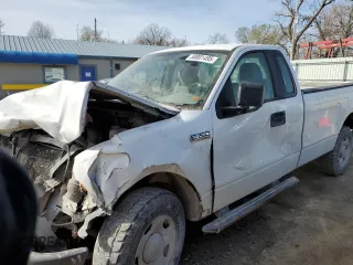 2008 Ford F-150 XL with VIN 1FTRF14V58KC36595, listed as a Copart auction lot 50001495 with 0 mi miles and Salvage Title. Bid and sale history available at carsss.com. Image 2.