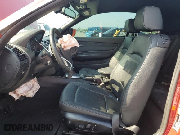 2012 BMW 1 Series 135i with VIN WBAUN7C58CVM26395, listed as a Copart auction lot 58126735 with 72,226 mi miles and Salvage title. Bid and sale history available at DreamBid. Image 7.