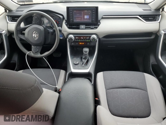 2019 Toyota RAV4 Hybrid XLE with VIN JTMRWRFV1KD004163, listed as a Copart auction lot 49701325 with 81,471 mi miles and Salvage Title. Bid and sale history available at carsss.com. Image 8.