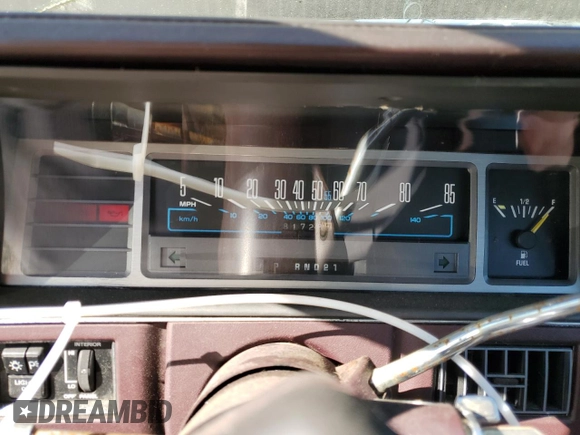 1987 Oldsmobile Cutlass Ciera with VIN 2G3AM51RXH9391582, listed as a Copart auction lot 53736795 with 81,728 mi miles and Clean Title. Bid and sale history available at DreamBid. Image 9.