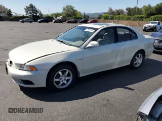 2002 Mitsubishi Galant ES z VIN 4A3AA46HX2E080755, wystawiony jako Copart lot #54697985 z przebiegiem 180 216 mil mil oraz Szkoda całkowita • Salvage title. Historia ofert i sprzedaży dostępna na DreamBid. Obrazek 1.