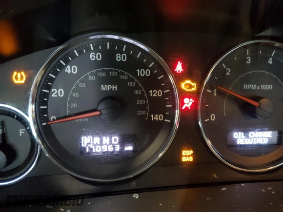 2008 Jeep Grand Cherokee Laredo with VIN 1J8GS48K08C164308, listed as a Copart auction lot 70441904 with 170,963 mi miles and Salvage Title. Bid and sale history available at carsss.com. Image 9.