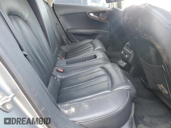 2012 Audi A7 3.0 Prestige with VIN WAUSGAFC1CN032360, listed as a Copart auction lot 52434755 with 0 mi miles and Salvage Title. Bid and sale history available at carsss.com. Image 10.