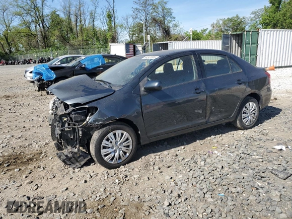 2010 Toyota Yaris with VIN JTDBT4K35A1355708, listed as a Copart auction lot 54347695 with 103,689 mi miles and Salvage Title. Bid and sale history available at carsss.com. Image 1.