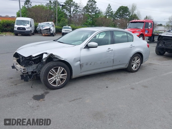 2012 Infiniti G37 x with VIN JN1CV6AR0CM970624, listed as a IAAI auction lot 41920282 with 191,409 mi miles and . Bid and sale history available at DreamBid. Image 2.