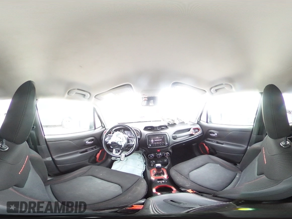 2016 Jeep Renegade Trailhawk with VIN ZACCJBCT9GPE01207, listed as a Copart auction lot 87396064 with 117,609 mi miles and Salvage Title. Bid and sale history available at carsss.com. Image 14.
