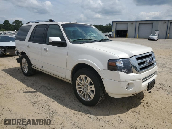 2014 Ford Expedition Limited с VIN 1FMJU1K57EEF06468, выставлен на аукционе Copart как лот 81625914 с пробегом 130 914 миль миль и Списание • Salvage title. История ставок и продаж доступна на DreamBid. Изображение 4.