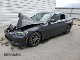 2021 BMW 3 Series 330i with VIN 3MW5R1J04M8B99885, listed as a Copart auction lot 58848555 with 39,222 mi miles and Salvage title. Bid and sale history available at DreamBid. Image 1.