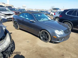 2005 Mercedes-Benz CLK-Class AMG with VIN WDBTK76G35T040484, listed as a IAAI auction lot 41741145 with 36,299 mi miles. Bid and sale history available at carsss.com. Image 1.
