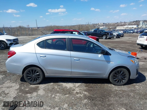 2020 Mitsubishi Mirage SE with VIN ML32F4FJ6LHF01842, listed as a IAAI auction lot 41869199 with 40,197 mi miles and . Bid and sale history available at DreamBid. Image 13.