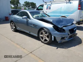 2014 Mercedes-Benz SLK 250 with VIN WDDPK4HA4EF088283, listed as a Copart auction lot 55073085 with 42,565 mi miles and Salvage title. Bid and sale history available at DreamBid. Image 4.