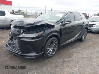 2025 Lexus RX with VIN 2T2BBMCA8SC068873, listed as a IAAI auction lot 41526107 with 342 mi miles. Bid and sale history available at carsss.com. Image 20.