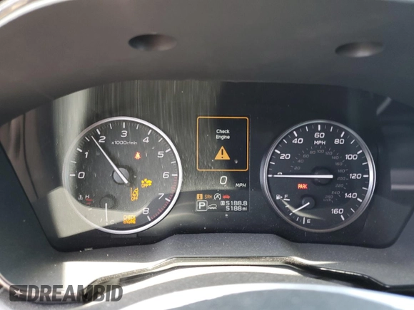 2024 Subaru Outback with VIN 4S4BTAAC4R3109860, listed as a Copart auction lot 54269705 with 5,188 mi miles and Salvage title. Bid and sale history available at DreamBid. Image 9.