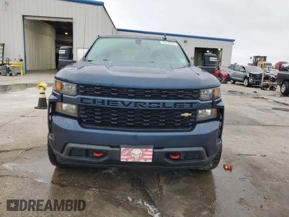 2019 Chevrolet Silverado 1500 Custom with VIN 3GCUYBEF1KG700224, listed as a Copart auction lot 79436234 with 81,814 mi miles and Salvage Title. Bid and sale history available at DreamBid. Image 5.