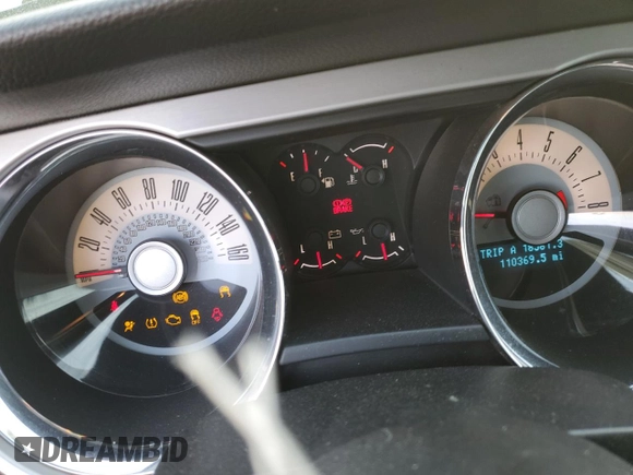 2011 Ford Mustang GT with VIN 1ZVBP8FF0B5110113, listed as a Copart auction lot 51071685 with 110,369 mi miles and Salvage Title. Bid and sale history available at DreamBid. Image 9.