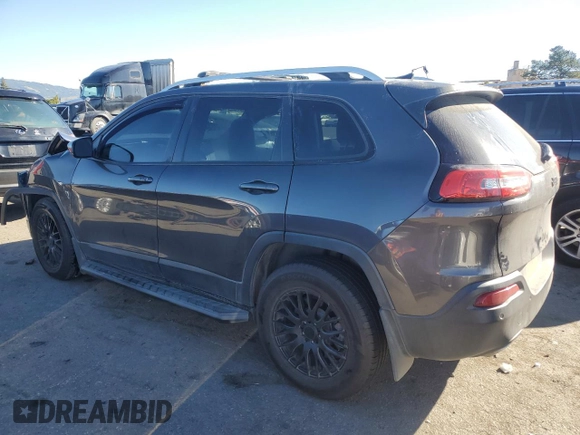 2017 Jeep Cherokee Latitude with VIN 1C4PJLCS1HW623405, listed as a Copart auction lot 87811065 with 75,689 mi miles and Salvage Title. Bid and sale history available at carsss.com. Image 2.