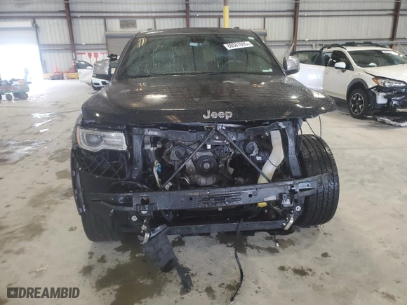 2017 Jeep Grand Cherokee Overland with VIN 1C4RJECGXHC672006, listed as a Copart auction lot 88581095 with 95,649 mi miles and Clean Title. Bid and sale history available at carsss.com. Image 5.