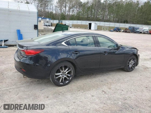 2015 Mazda 6 i Grand Touring with VIN JM1GJ1W61F1167712, listed as a Copart auction lot 50894715 with 206,837 mi miles and Clean Title. Bid and sale history available at DreamBid. Image 3.