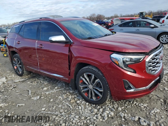 2018 GMC Terrain Denali with VIN 3GKALSEX3JL248412, listed as a Copart auction lot 84164374 with 57,589 mi miles and Salvage Title. Bid and sale history available at DreamBid. Image 4.