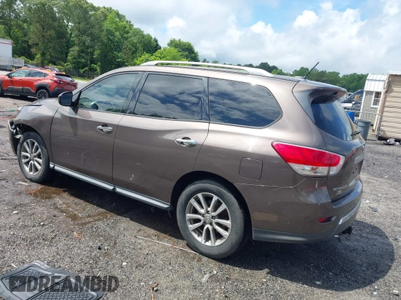 2015 Nissan Pathfinder SV z VIN 5N1AR2MN0FC704228, wystawiony jako IAAI lot #42248054 z przebiegiem 144 106 mil mil oraz . Historia ofert i sprzedaży dostępna na DreamBid. Obrazek 3.