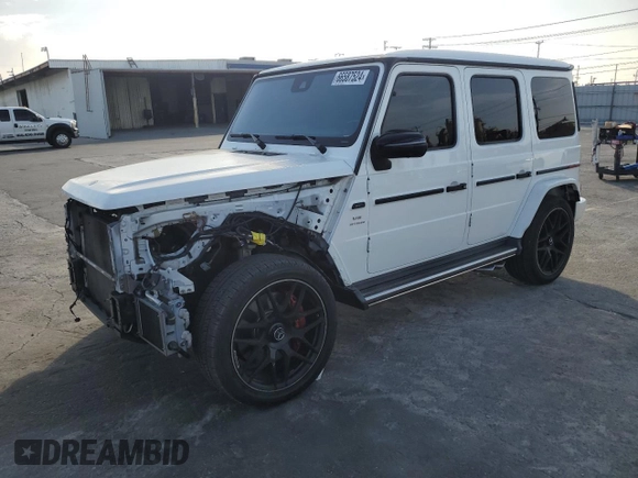 2019 Mercedes-Benz G 63 AMG with VIN WDCYC7HJ3KX312897, listed as a Copart auction lot 66587524 with 32,654 mi miles and Salvage Title. Bid and sale history available at DreamBid. Image 1.