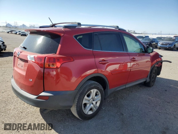 2013 Toyota RAV4 LE with VIN JTMZFREV0DD020567, listed as a Copart auction lot 48603155 with 113,016 mi miles and Salvage Title. Bid and sale history available at DreamBid. Image 3.