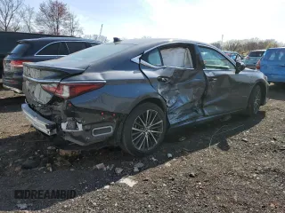 2022 Lexus ES 300h with VIN 58ADA1C16NU025675, listed as a Copart auction lot 54412515 with 33,917 mi miles and Salvage title. Bid and sale history available at DreamBid. Image 3.