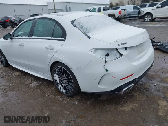 2022 Mercedes-Benz C 300 with VIN W1KAF4HB7NR045963, listed as a IAAI auction lot 41535370 with 16,957 mi miles and . Bid and sale history available at DreamBid. Image 3.