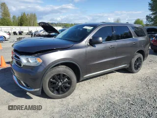 2018 Dodge Durango SXT z VIN 1C4RDJAG4JC489483, wystawiony jako Copart lot #54107105 z przebiegiem 92 676 mil mil oraz Szkoda całkowita • Salvage title. Historia ofert i sprzedaży dostępna na DreamBid. Obrazek 1.