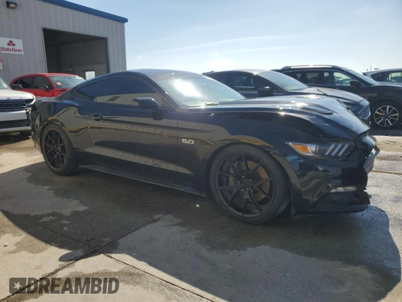 2016 Ford Mustang GT with VIN 1FA6P8CF4G5264541, listed as a Copart auction lot 50101915 with 82,824 mi miles and Salvage title. Bid and sale history available at DreamBid. Image 4.