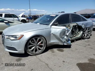 2015 Audi A6 with VIN WAUGFBFC5FN020229, listed as a Copart auction lot 54831315 with Not provided miles and Salvage title. Bid and sale history available at DreamBid. Image 1.