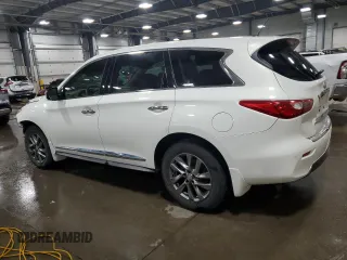 2013 Infiniti JX35 with VIN 5N1AL0MN3DC316798, listed as a Copart auction lot 53144765 with 126,305 mi miles and Salvage Title. Bid and sale history available at carsss.com. Image 2.