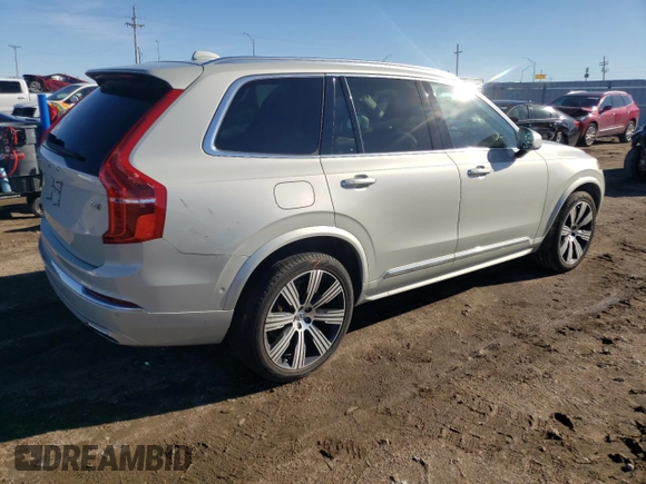 2021 Volvo XC90 Inscription with VIN YV4A22PL5M1708753, listed as a Copart auction lot 80715284 with 15,191 mi miles and Salvage Title. Bid and sale history available at carsss.com. Image 3.