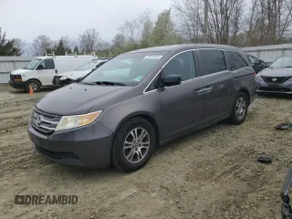 2011 Honda Odyssey EX with VIN 5FNRL5H4XBB009845, listed as a Copart auction lot 52554465 with 153,001 mi miles and Clean Title. Bid and sale history available at carsss.com. Image 1.