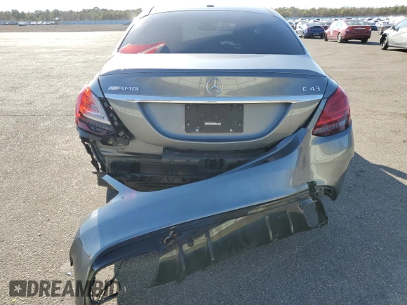 2020 Mercedes-Benz C 43 AMG with VIN W1KWF6EB5LR570524, listed as a Copart auction lot 48474575 with 65,488 mi miles and Salvage Title. Bid and sale history available at carsss.com. Image 6.