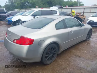 2004 Infiniti G35 Coupe w/Leather with VIN JNKCV54E14M812373, listed as a IAAI auction lot 42104848 with 168,769 mi miles. Bid and sale history available at carsss.com. Image 4.