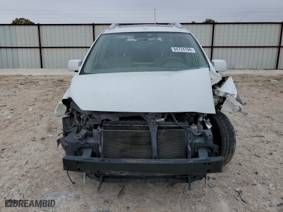 2008 Nissan Quest SE with VIN 5N1BV28U88N119650, listed as a Copart auction lot 84724794 with 0 mi miles and Salvage Title. Bid and sale history available at carsss.com. Image 5.
