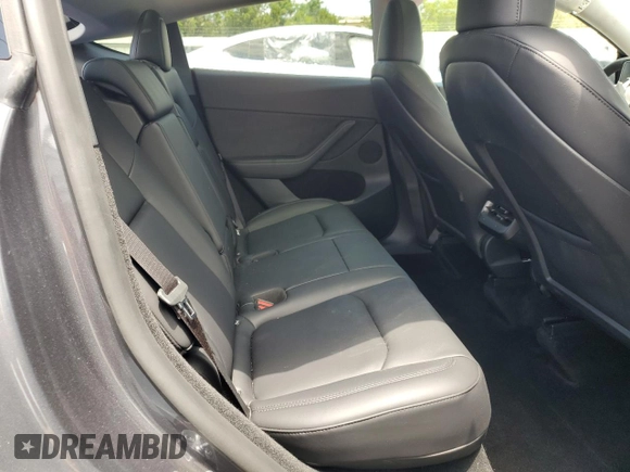 2023 Tesla Model Y Long Range with VIN 7SAYGDEE9PF885405, listed as a Copart auction lot 52858105 with 23,424 mi miles and Non Repairable. Bid and sale history available at DreamBid. Image 10.
