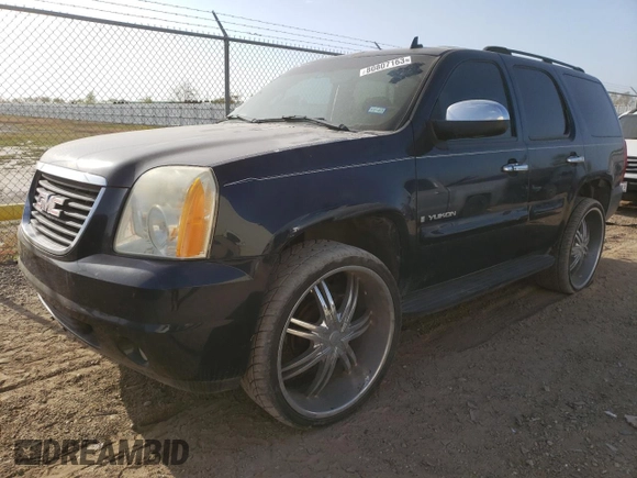 2007 GMC Yukon SLE with VIN 1GKFC13J77J151874, listed as a Copart auction lot 80807163 with 295,829 mi miles and Salvage Title. Bid and sale history available at carsss.com. Image 1.